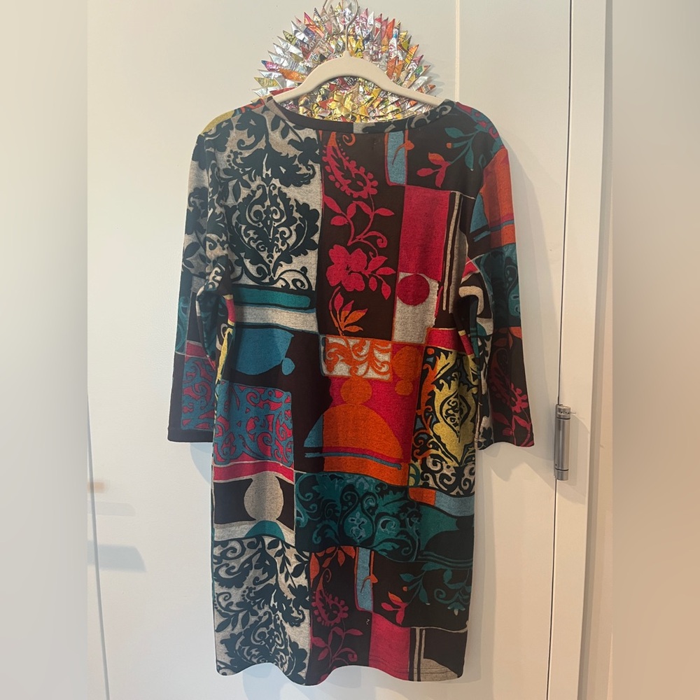 Papillon Multicolor Patterned Dress - M/L - Picture 4 of 5